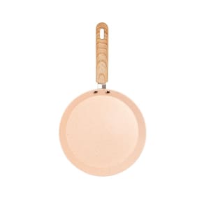 Tapioqueira de Indução Lyor Granito Chef 22cm Alumínio Revestimento Cerâmico Antiaderente Bege - TAPIOQUEIRA ALUMINIO C/REVEST CERA  BEGE 22CM LYOR - 1