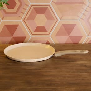 Tapioqueira de Indução Lyor Granito Chef 22cm Alumínio Revestimento Cerâmico Antiaderente Bege - TAPIOQUEIRA ALUMINIO C/REVEST CERA  BEGE 22CM LYOR - 3