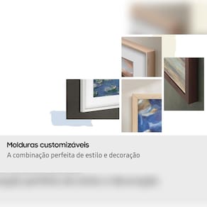 Smart TV 55” QLED 4k Samsung QN55LS03FAGXZD The Frame Vision AI 2025 Modo Arte Antirreflexo - 3