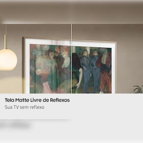 Smart TV 43” QLED 4k Samsung QN43LS03FAGXZD The Frame Vision AI 2025 Modo Arte Antirreflexo - 2