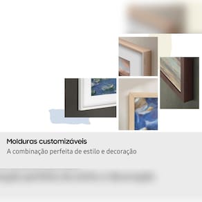 Smart TV 43” QLED 4k Samsung QN43LS03FAGXZD The Frame Vision AI 2025 Modo Arte Antirreflexo - 3