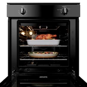 Forno a Gás de Embutir Consul 78L COA84CE Porta Removível Grill Timer Sonoro Luz Interna Preto 220V - 1
