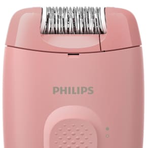Depilador Philips Satinelle BRE229/00 Cabeça Lavável 2 Velocidades Capa Massageadora Banco e Rosa Bivolt - 1
