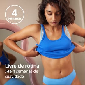 Depilador Philips Satinelle BRE229/00 Cabeça Lavável 2 Velocidades Capa Massageadora Banco e Rosa Bivolt - 3