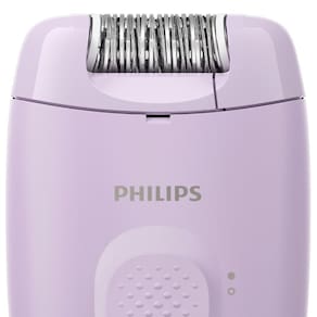 Depilador Philips Satinelle BRE237/00 Cabeça Lavável Pente Aparador Capa Massageadora Branco e Rosa Bivolt - 1