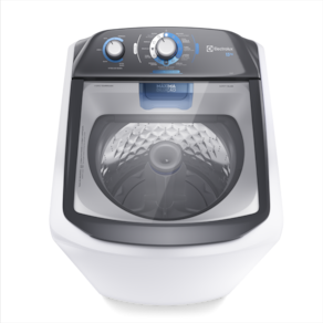 Máquina de Lavar 13kg Electrolux LDA13 Efficient Duplo Dispenser Máxima Diluição Cesto Inox Branca