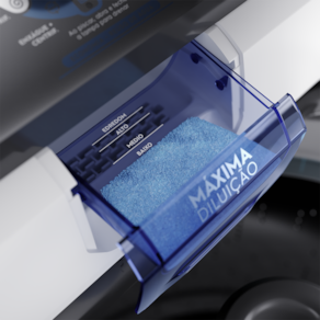Máquina de Lavar 13kg Electrolux LDA13 Efficient Duplo Dispenser Máxima Diluição Cesto Inox Branca
