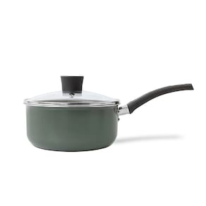 Panela Multiflon Ekó 18cm Antiaderente Tampa de Vidro Verde - 1