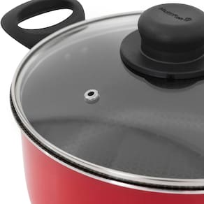 Caçarola Multiflon Gourmet 24cm Ultra 7 Camadas Vermelha - 1