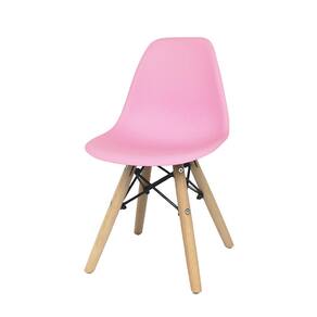 Cadeira Infantil Conthey Eiffel Design Eames Base Madeira Rosa Bebê - CADEIRA CONTHEY EIFFEL INFANTIL ROSA BEBE FI - 1