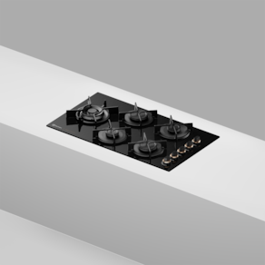 Cooktop 5 Bocas a Gás Electrolux KE5PS ChamaPrecisa Multi Chama Vidro Temperado Bivolt Preto - 2
