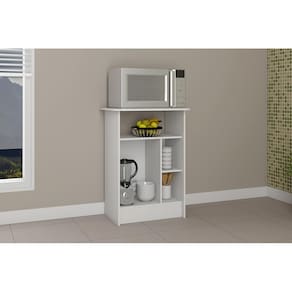 Armário Multiuso Atualle Gramado 74cm 1 Porta MDP 12mm Compacto Resistente - Branco - 1