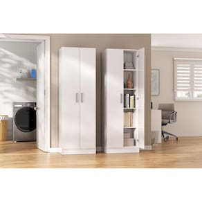 Armário Multiuso Atualle Bahamas 170cm 2 Portas MDP 12mm - Branco - 1