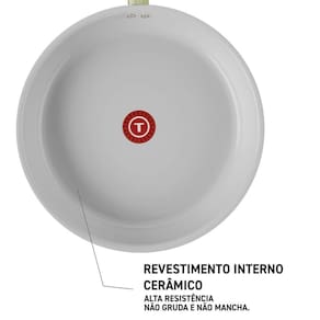 Jogo de Panelas Tefal Recycled Ceramic 9 Peças Revestimento Cerâmico Antiaderente Verde - 3