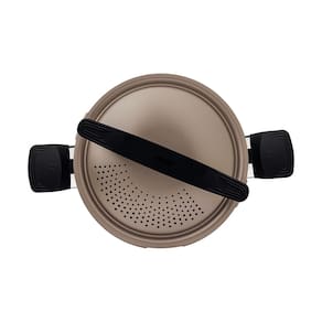 Espagueteira Tramontina Milazzo 22cm Alumínio Antiaderente Starflon Max Soft-touch Amêndoa - 2