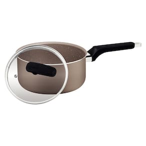 Panela Tramontina Milazzo 20cm Alumínio Antiaderente Starflon Max Soft-touch Amêndoa - 1