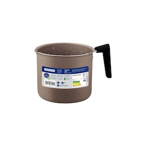 Fervedor Tramontina Milazzo 14cm Alumínio Antiaderente Starflon Max Soft-touch Amêndoa - 3