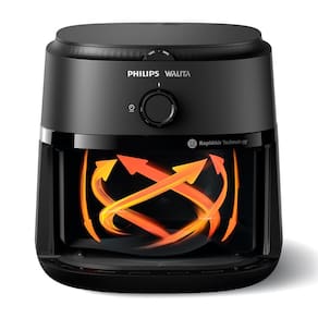 Fritadeira Airfryer Philips Walita Série 1000 XL 6,2L 1700W Grelha Removível Preto - 110V - 2