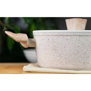 Caçarola Brinox Ceramic Life Sirius 22cm Indução Antiaderente Vanilla - 2