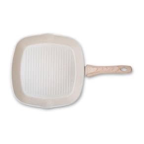 Frigideira Grill de Indução Brinox Sirius Antiaderente Mineral Resist 28cm Vanilla - 1