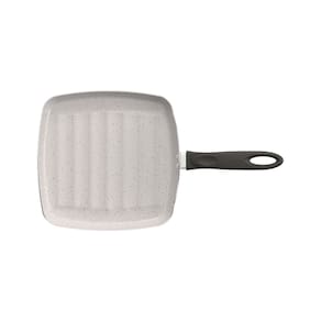 Frigideira Grill Brinox Suprema Ceramic Life Antiaderente Mineral Resist 750ml 24x24x2,3cm Vanilla - 1