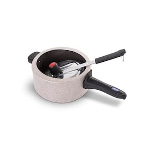 Panela de Pressão Brinox Ceramic Life Vapt 3L Mineral Resist Vanilla - 3