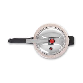 Panela de Pressão Brinox Ceramic Life Vapt 4,5L Mineral Resist Vanilla - 1