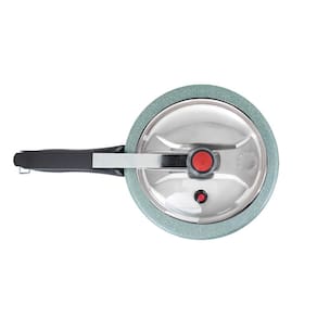 Panela de Pressão Brinox Ceramic Life Vapt 4,5L Mineral Resist Verde - 2
