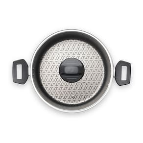 Caçarola Brinox Anis Pro-Flon Antiaderente 3,4L 22cm Tampa de Vidro Borgonha - 1