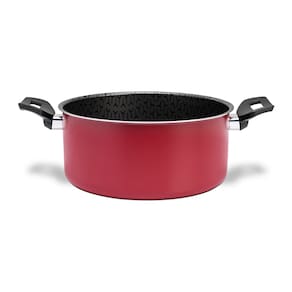 Caçarola Brinox Anis Pro-Flon Antiaderente 4,3L 24cm Tampa de Vidro Borgonha - 2