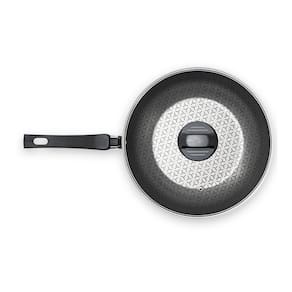Panela Wok Brinox Anis Cabo Baquelite Antiaderente Pro-Flon 2,3L 24cm Tampa de Vidro Borgonha - 1