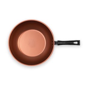 Panela Wok Brinox Topázio Antiaderente Pro-Flon 3L 26cm Cinza - 1