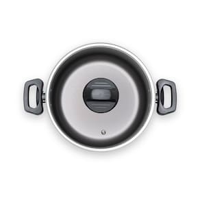 Caçarola Brinox Ruby 20cm 2,3L Antiaderente Pro-Flon Tampa Vidro Vermelha - 1