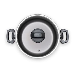 Caçarola Brinox Ruby Pro-Flon Antiaderente 3,4L 22cm Tampa de Vidro Vermelha - 1