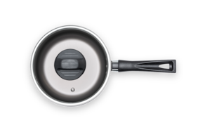 Panela Brinox Ruby Antiaderente Pro-Flon Tampa de Vidro 1,8L 18cm Vermelho - 1