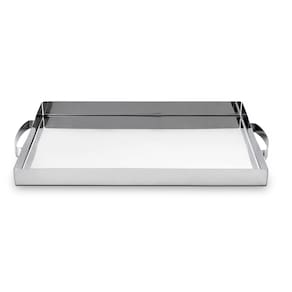 Bandeja Retangular Brinox Bergen Premium 3x28x45cm Aço Inox - 1