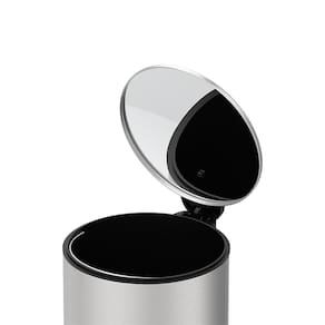 Lixeira Inox Brinox Spin 3L com Pedal Fechamento Suave Balde Removível - 1