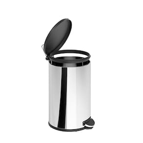 Lixeira Inox com Pedal Brinox Flat 15L Aro Removível - 2