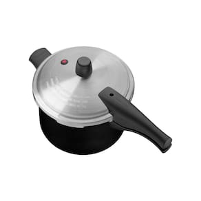 Panela de Pressão Tramontina Vancouver Effect 3L Antiaderente Starflon Max Alumínio Preta - PAN PRESSAO FE VANC EFFECT AA PTO 3L TRAMONTINA - 1