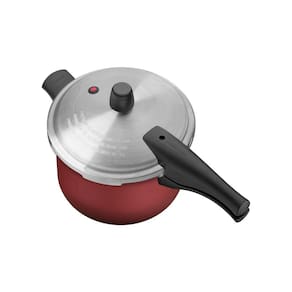 Panela de Pressão Tramontina Vancouver Effect 3L Antiaderente Starflon Max Alumínio Vermelha - PAN PRESSAO FE VANC EFFECT AA VM 3L TRAMONTINA - 1