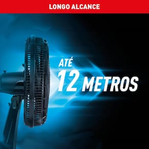 Ventilador de Coluna Arno X-TREME 9 VE9C 40cm 160W Silencioso Preto e Azul - 220V - 3