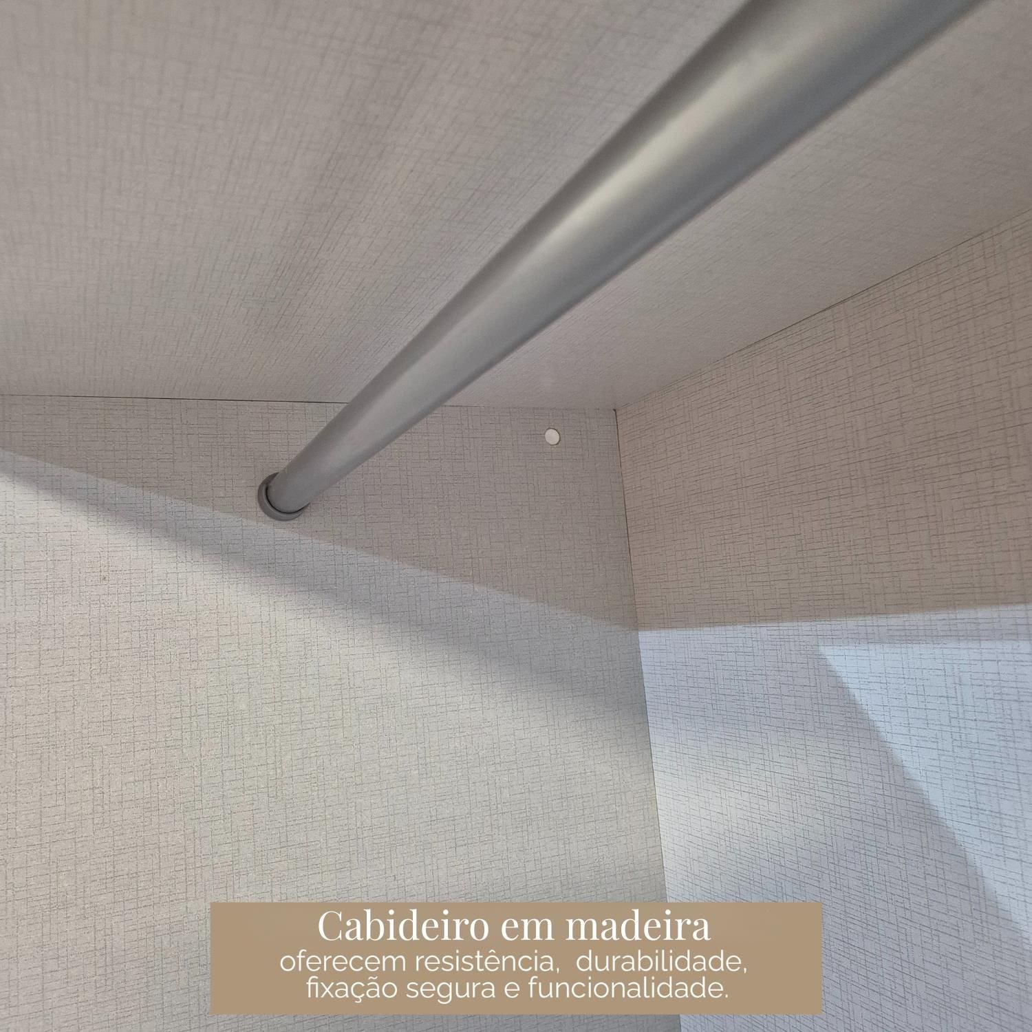 Guarda-Roupa Casal Maxel Móveis Residence 208x185cm 3 Portas de Correr 4 Gavetas - Preto - 3