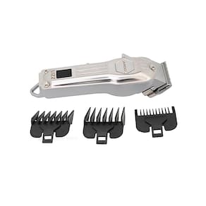 Máquina de Cortar Cabelo Mister Lizz Argo Profissional A Bateria 7000 RPM Bivolt Prata - 3