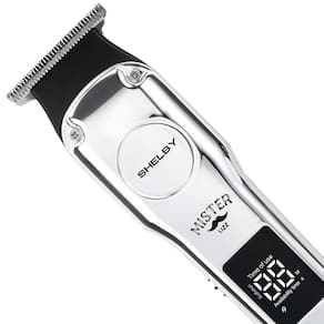 Máquina de Acabamento Profissional Mister Lizz Shelby 7000 RPM Lâmina Inox 5 Pentes Display Digital Prata - 1