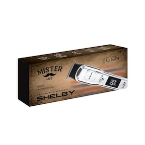 Máquina de Acabamento Profissional Mister Lizz Shelby 7000 RPM Lâmina Inox 5 Pentes Display Digital Prata - 3