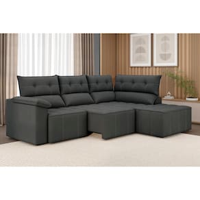 CONJ MOD CANTO RT/RC LUIZZI SANTORINI VEL CINZA