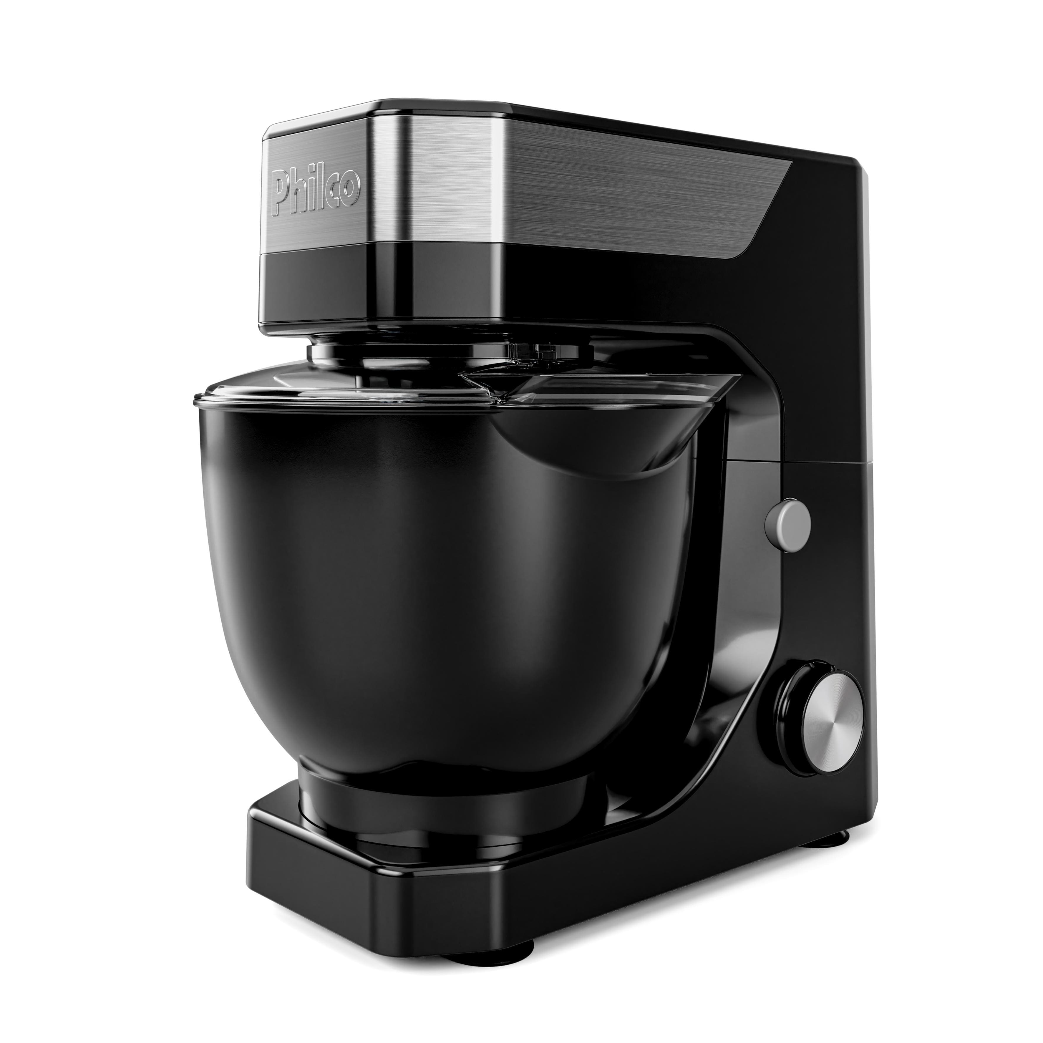 Batedeira Planetária Philco PBP90A 5L 900W Tampa Antirrespingo 12 Velocidades Preta - 110V - 3