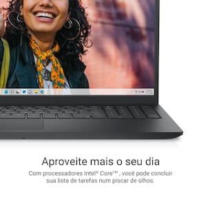 Notebook 15,6" Full HD Dell Inspiron I15-I3100-A15P Windows 11 Intel Core i3 8GB DDR4 512GB SSD Preto - 3