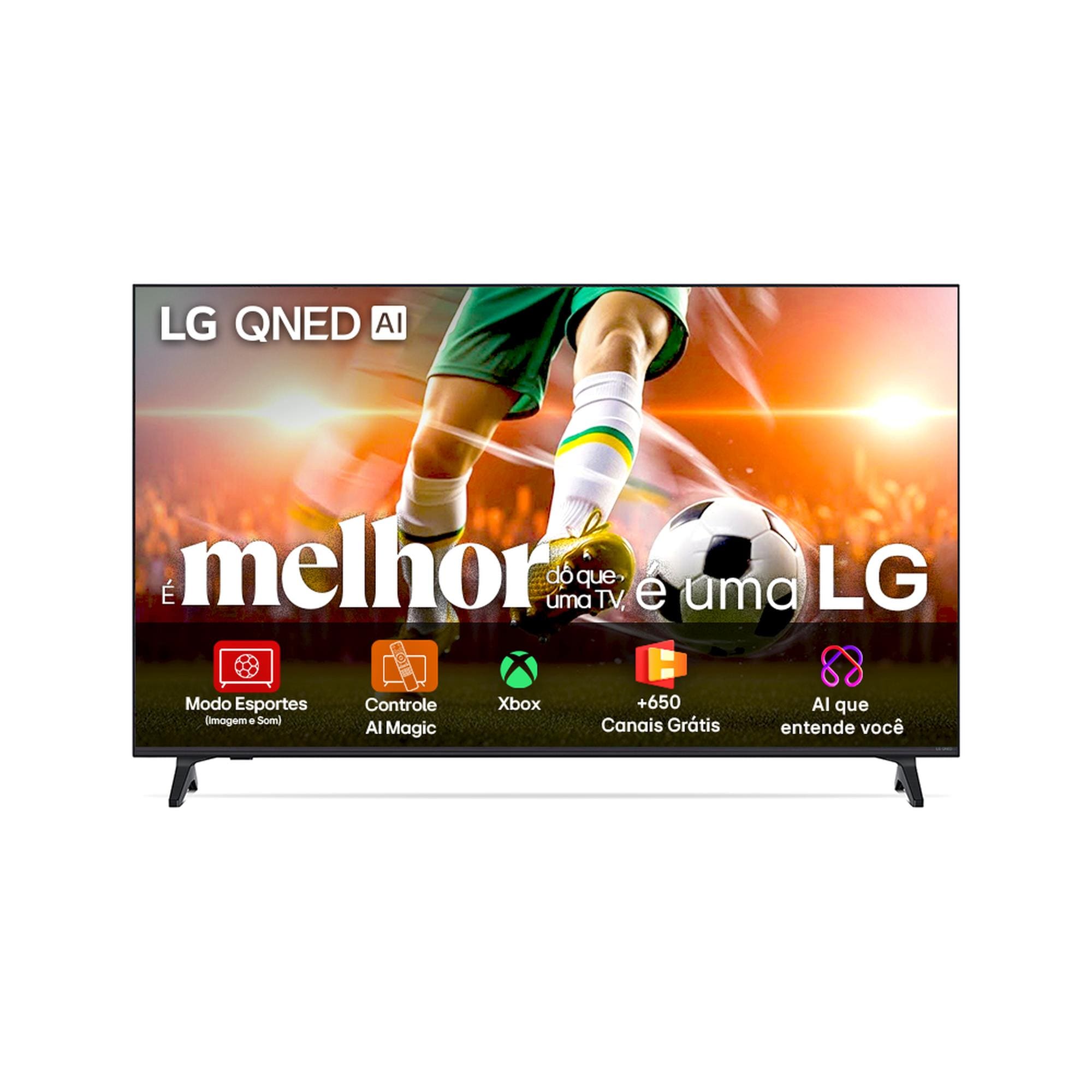 Smart TV 55” 4K LG 55QNED70ASA QNED Color Processador a7 AI WebOS 25 - 1