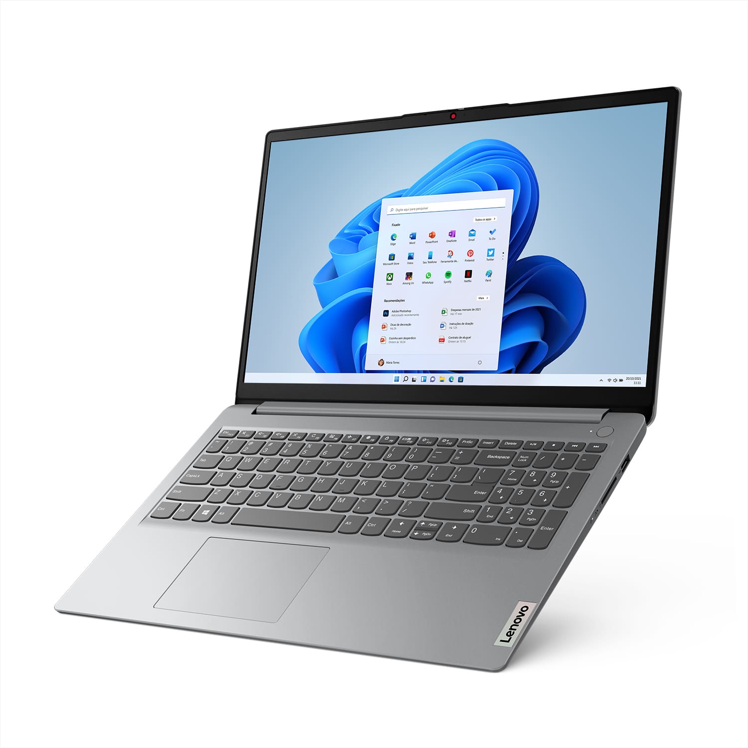 Notebook Lenovo Intel Core i3 13º Geração 8GB RAM 256GB SSD Tela 15,6" Windows 11 - IdeaPad 1 - 2